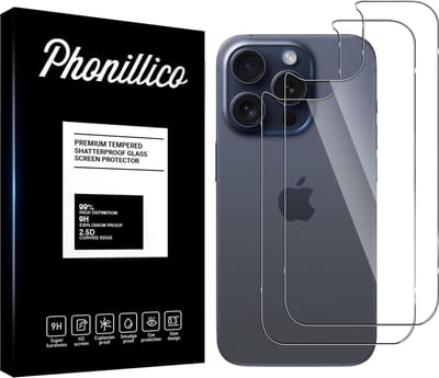 Screenprotector voor iPhone 14 Pro Max - - 2 stuks Gehard glas Achterkant Beschermglas Glas Screenprotector Helder glas Screenprotectorfilm
