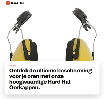 Dailygoods- Oorkappen Geluidsreductie - Gehoorbescherming - Oorkappen Volwassenen - Helm Oorbescherming - Veiligheidsbril - Geschikt voor Houtbewerking