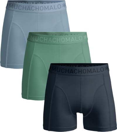Muchachomalo Boxershort heren – 3 Pack – 95% Katoen – Heren Ondergoed – Kleding – Stevig Ondergoed – Onderbroeken Heren