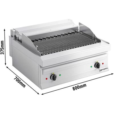 GGM Gastro Elektro Wasserdirektgrill - 8,75 kW Zilver