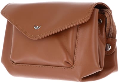 Golden Head Leren portemonnee Polo RFID Protect Börsentäschchen 2850 Cognac bruine