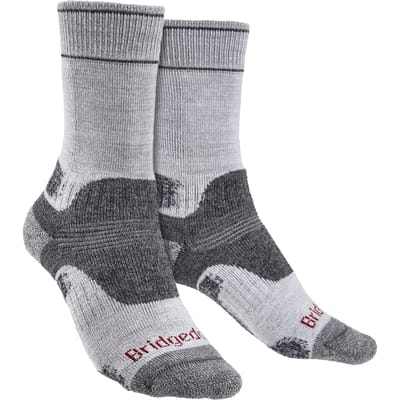 Bridgedale - Dames Wandelsokken Midgewicht Merino - Zilver / Grijs