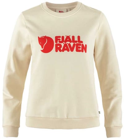 Trui Fjällräven Women Fjällräven Logo Chalk White Flame Orange-M