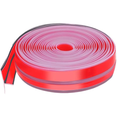 T-vormige afdichtstrip transparant siliconen winddicht waterdicht dubbelzijdig zelfklevend 6m deurdichting pink