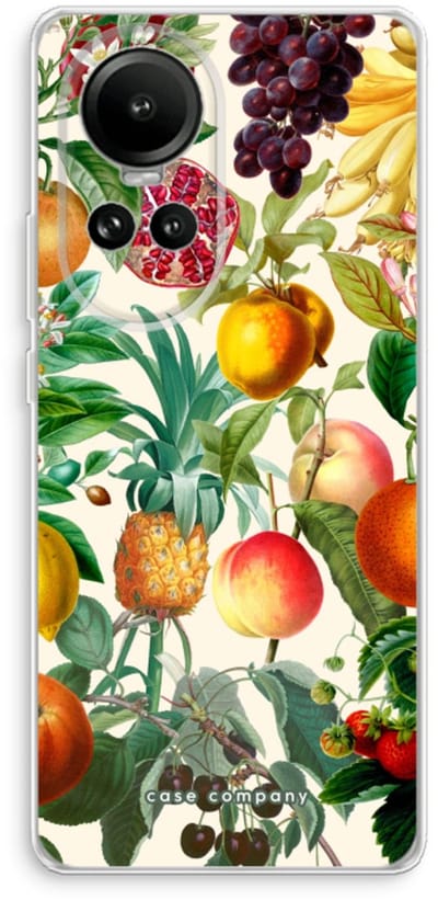 Case Company® - Hoesje geschikt voor Oppo Reno 10 hoesje - Classic Flora - Soft Cover Telefoonhoesje - Bescherming aan alle Kanten en Schermrand