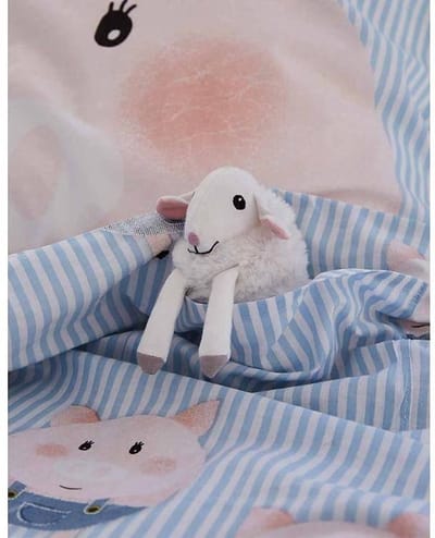 Covers & Co Piggy Dekbedovertrek - Junior - 120x150 cm - Blue