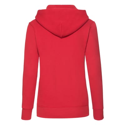 Fruit of the Loom Dames/Dames Klassieke Hoodie (Rood)