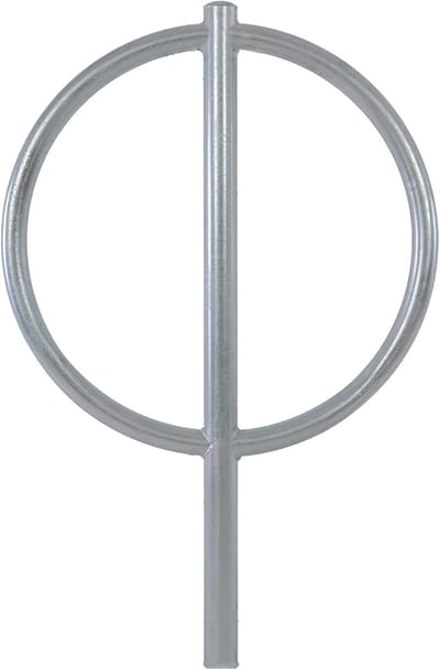 Fietsenrek 115 x 76 cm thermisch verzinkt staal Ø 60 mm voor plaatsing in beton Fietsenrek type O