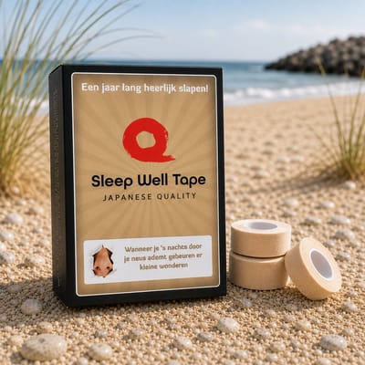 Sleep Well Tape – Herbruikbare Mondtape op Rol – Anti-Snurktape – Jaarvoorraad (5 Rollen) – Tot 400 Nachten