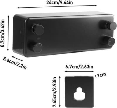 Byshayne- Wandwasdroger Uittrekbaar 4 Meter - 2 Stuks - Zware Belasting 15 Kg - Telescopisch - Kunststof/Ruimtealuminium - Voor Binnen/Balkon - Waslijn