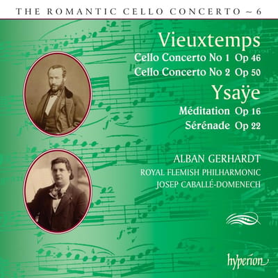 Alban Gerhardt, Royal Flemish Philharmonic, Josep Caballé-Domenech - Vieuxtemps / Ysaye: Cello Concerto No 1 Op 46 | Cello Concerto No 2 Op 50 | Méditation Op 16 | Sérénade Op 22 (CD)
