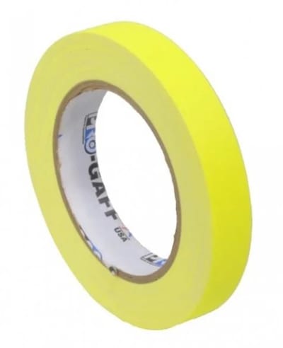 Pro Tapes Pro Gaff Fluor Gaffa Tape 19mm x 22,8m Geel