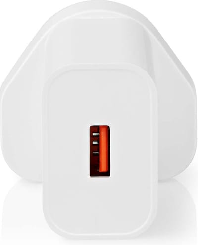 Nedis Oplader - 18 W - QC3.0 - Snellaad functie - 3.0 A - Outputs: 1 - USB-A - Automatische Voltage Selectie - Wit