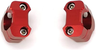 Stuurverhogers Motor - Motor Klemmen - Comfortabel Rijden - CNC Aluminium - 22/28mm - Zwart