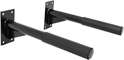 Dip Bar Station - Wand Dip Station - Full Body Training - Op Maat Gemaakt - 5 kg - Zwart