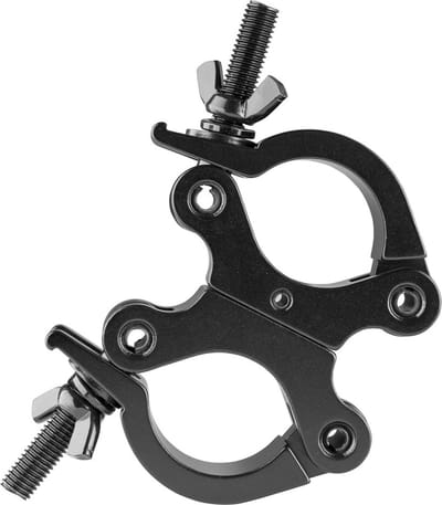 BeamZ BC50B-200D slimline swivel coupler 200kg max. - Zwart