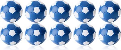 Robertson - Tafelvoetbal Ballen - 35 mm - Blauw / Wit - 10 stuks