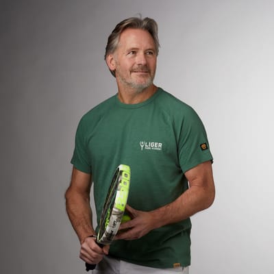 LIGER - Limited Edition van 360 stuks -Creative Blast - Padel Academy- T-Shirt - Maat M