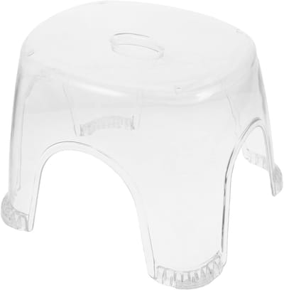 Transparante Douchekruk - Badkamer Stoel - Veilig Douchen - Stijlvol Modern Design - 26 x 22 x 22 cm - Transparant