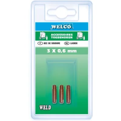 Welco Contactbekken Voor Halfautomaten 0,6mm M6