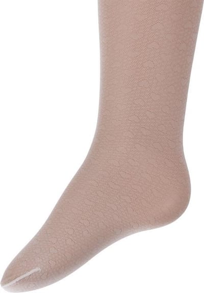 Ewers - Babypanty ivoor met hartjes - 40 DEN - maat 62