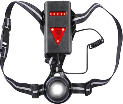 Jumada's - USB Oplaadbare LED Hardloopverlichting - Richtbaar en Verstelbaar - Krachtige Lamp voor Optimaal Zicht