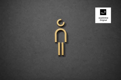 Kleedkamer of Toilet pictogrammen - Man 3D - Divergent - Goud - hoogwaardig Acryl bord - Deurbord