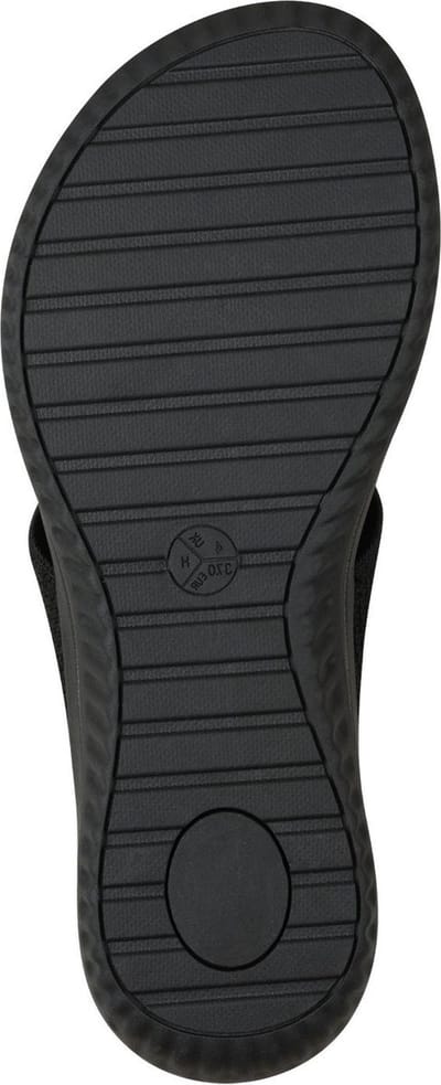 Jana Dames Slipper - 27270-001 Zwart - Wijdte H - Maat 36