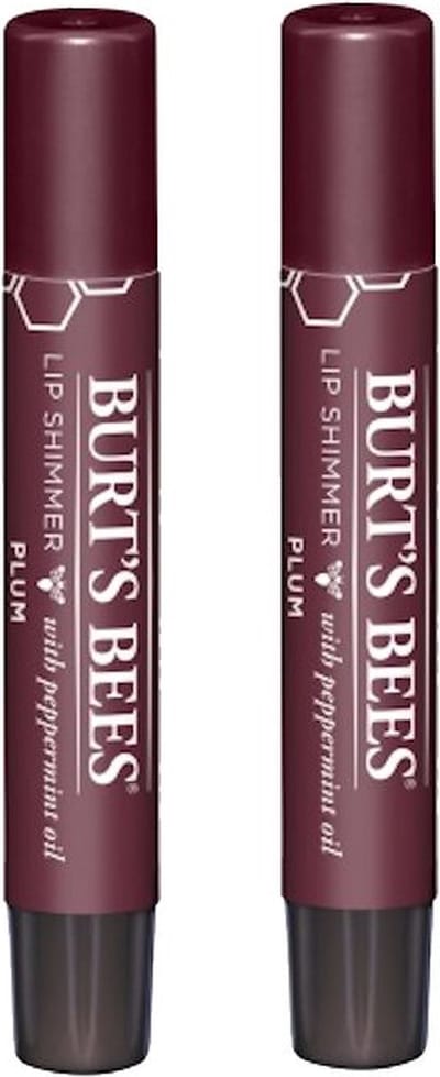 BURT'S BEES - Lip Shimmer Plum - 2 Pak