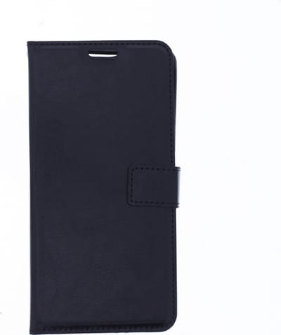 LuxeBass Hoesje geschikt voor Samsung Galaxy A80 - Bookcase Zwart - portemonnee hoesje gsm hoesje - telefoonhoes - telefoonhoesjes
