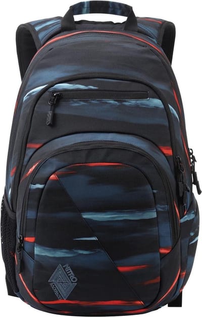 NITRO Laptop rugzak Rugzak met laptopvak Daypacker Collection Stash 29 Backpack Acid Dawn Blauw Veelkleurig