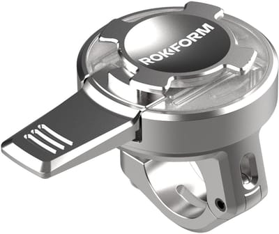 dunne stangbevestiging, scooter spiegelstang mount - Polished