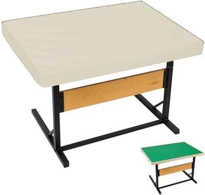 Puzzelhoes 1500 stukjes - Beschermhoes puzzeltafel - Puzzel bescherming - Waterdicht en stofdicht - 92 x 69 cm - Beige