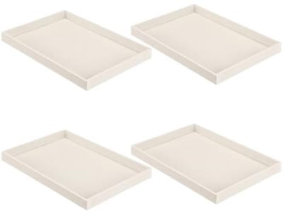4 Stuks Stapelbare Sieraden Organizer - Dienblad voor Armbanden, Ringen en Oorbellen