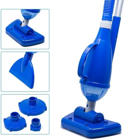 Jilong Zwembad Stofzuiger Schoonmaakset - Blauw, Pomp Aangedreven, Roestvrij