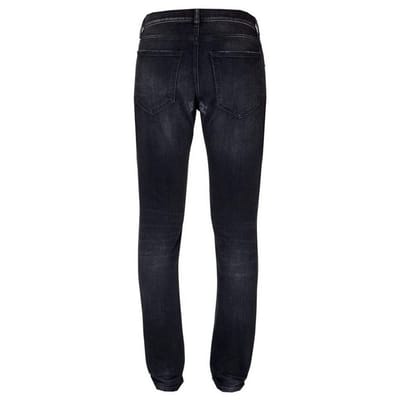 Diesel Heren D-Strukt Torn Versterkt Jeans (Zwart)
