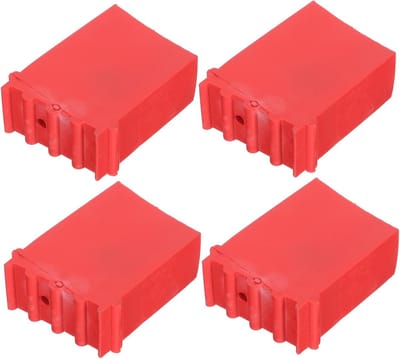 Laddervoetbeschermers - Antislip doppen - Trapladder stabiliteit - Verdikt ontwerp - 5 x 2.7 cm - Zwart