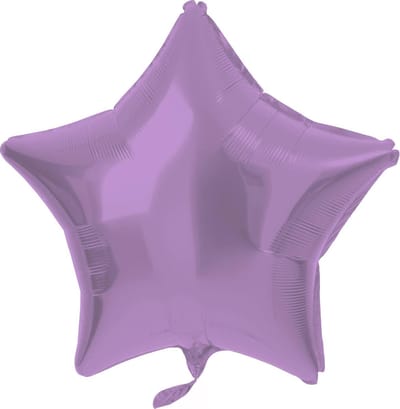 Folat - Folieballon Ster Mat Paars - 48 cm
