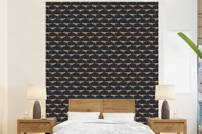 Behang - Fotobehang Jongens - Patroon - Dinosaurussen - Breedte 225 cm x hoogte 280 cm