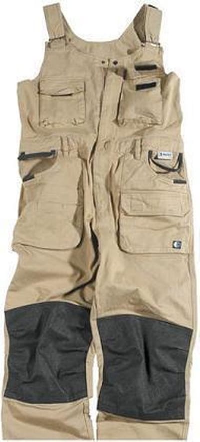 Beckum Workwear EBBT04 Basis bodybroek met B-Protect knie Khaki XS