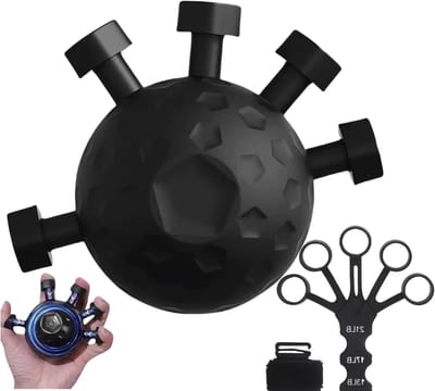 Hand Trainingset van Silicoon - Gripkracht Trainer en Vinger Trainer voor Ondersteuning van Voorarmtraining, Spieropbouw en Revalidatie