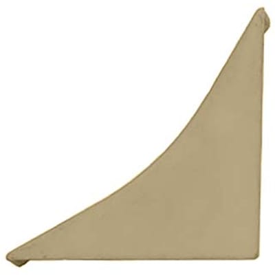 DQ-PP HOEKLIJST EINDSTUK - Eiken Siena - 23 x 23 mm - PVC - Keukenlijst Werkblad Afwerkingslijst Lijst Keuken Keukenafwerkingslijst Wandafwerkingslijst Tafelbladlijsten