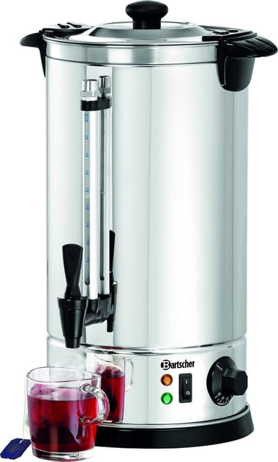 Bartscher Heetwater dispenser 8,5 Liter | 47(h) x 22,5 Ø cm