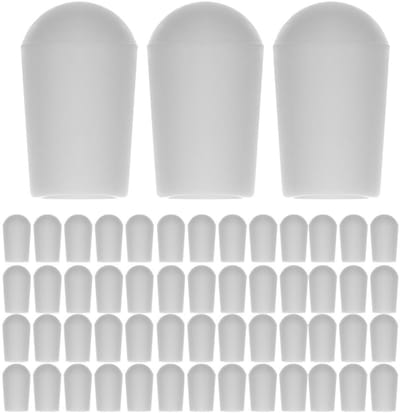 Dailygoods - Dailygoody - Beschermkappen voor Haken - 200 Stuks - Slijtvast en Duurzaam - PVC - Uiteinden van Kledinghaken - Bescherming van Haken - Geschikt voor ...