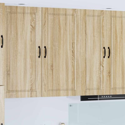 vidaXL - Wandkast - PORTO - Sonoma - Eik - 50 - x - 31 - x - 100 - cm - Bewerkt - hout
