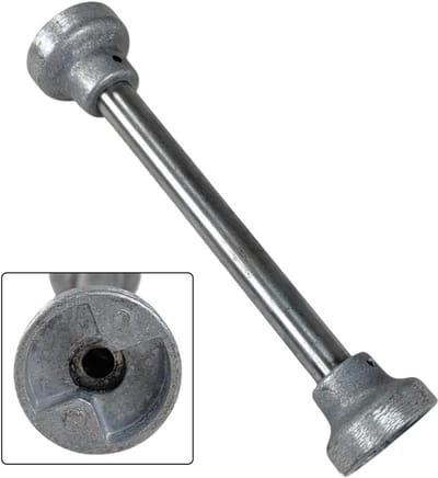 Koppeling Verbrandingsmachine - Aansluitas Metaal - Onderhoud Machine - Nauwkeurige Pasvorm - 141 mm - Zilver