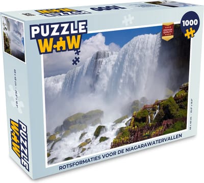 Puzzel Rotsformaties voor de Niagarawatervallen - Legpuzzel - Puzzel 1000 stukjes volwassenen