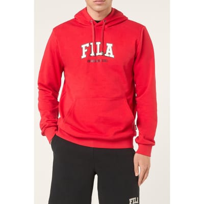 FILA Rifredi Regular Graphic Hoodie True Red Maat: S | Hoodies Outlet | Heren | Rood