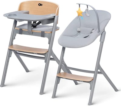 4-in-1 Kinderstoel en Wipstoeltje tot 110 kg, Minimalistisch Design voor Gezinnen