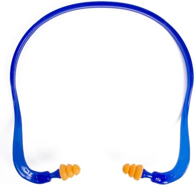 Benson Lichtgewicht oordoppen met U-beugel - SNR 21 dB - Blauw